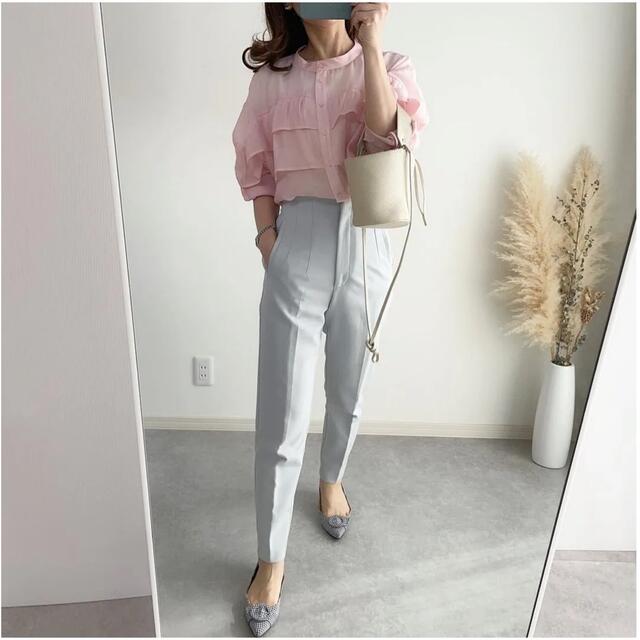 ZARA - ZARA ピンク フリル ブラウス 新品 シアー XS フリル ZARA - ZARA ピンク フリル ブラウス 新品 シアー XS フリル
