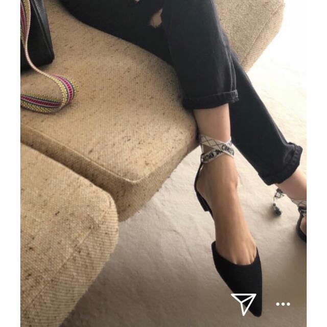 美品】Dior/ディオール パンプス フラットシューズ 美品】Dior/ディオール パンプス フラットシューズ