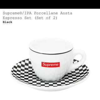 シュプリーム(Supreme)のSupreme IPA Porcellane Aosta Espresso 黒(グラス/カップ)