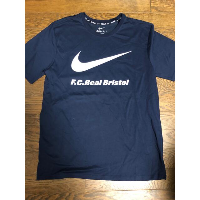 【新品未使用】FCRB × NIKE BIG LOGO TEE/ネイビーXL