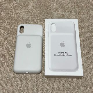 iPhoneX スマートバッテリーケース　純正　ホワイト(モバイルケース/カバー)