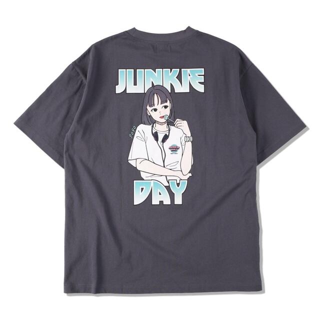 9090 新作！Junkie Girl Tee(スミ)【original】