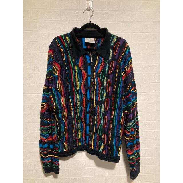 Coogi クージー立体編み込み 3Dニット