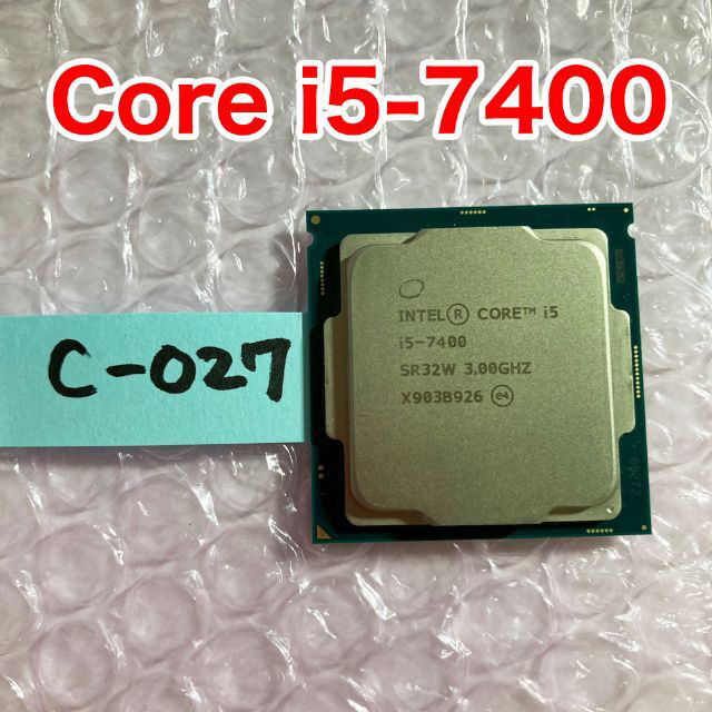 Intelインテル®CPU Core™ i5-7400PCパーツ