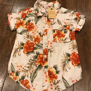 未使用新品 MACCA マッカ 花柄半袖シャツ ハイビスカス(Tシャツ/カットソー)