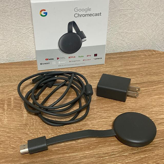 グーグル(Google)のGoogle Chromecast 正規品 第三世代(映像用ケーブル)