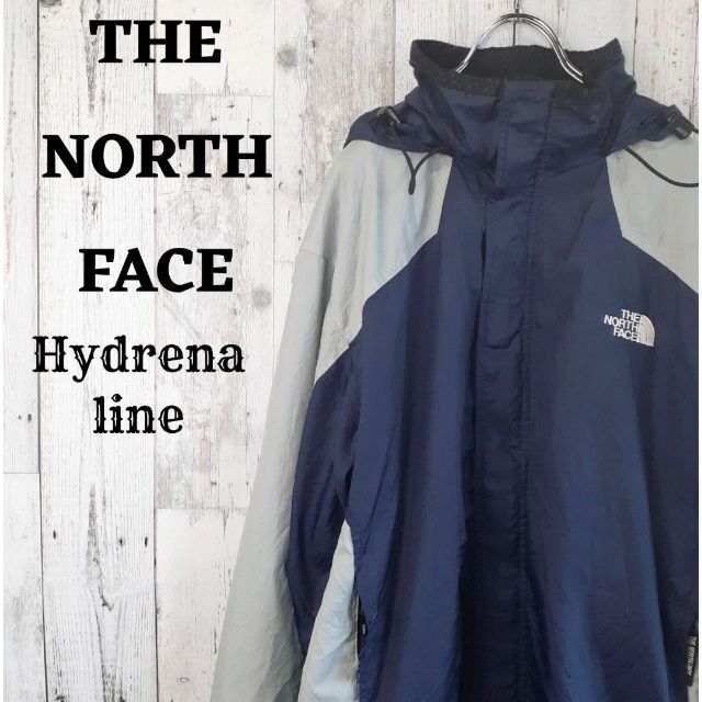THE NORTH FACE(ザノースフェイス)のUS規格ノースフェイスマウンテンパーカーHydrenalineブルー（青）L古着 メンズのジャケット/アウター(マウンテンパーカー)の商品写真