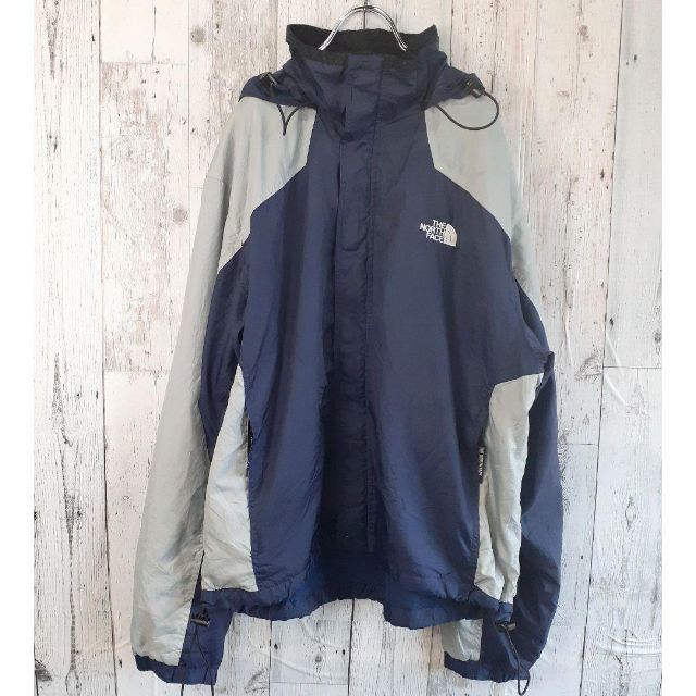 THE NORTH FACE(ザノースフェイス)のUS規格ノースフェイスマウンテンパーカーHydrenalineブルー（青）L古着 メンズのジャケット/アウター(マウンテンパーカー)の商品写真