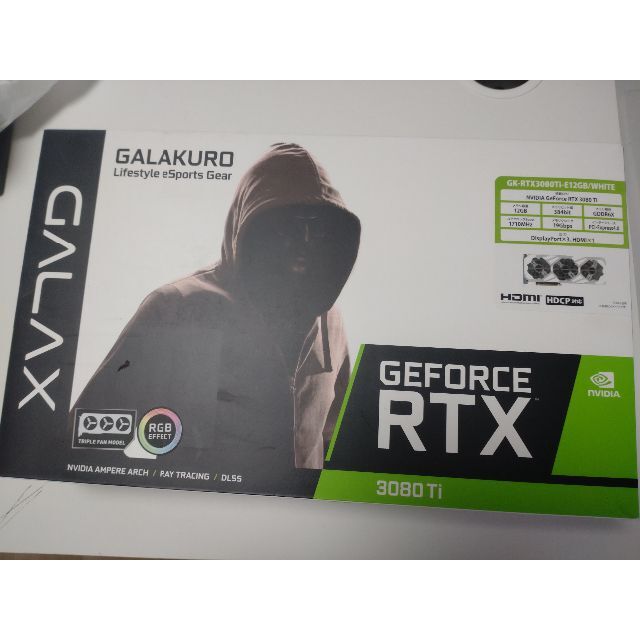 3080☆美品☆納品書と保証あり☆GALAKURO GK-RTX3080Ti-E12GB