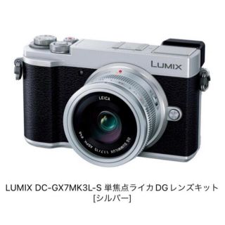 パナソニック(Panasonic)のパナソニックLUMIX GX7 Mark III  単焦点レンズキット (ミラーレス一眼)