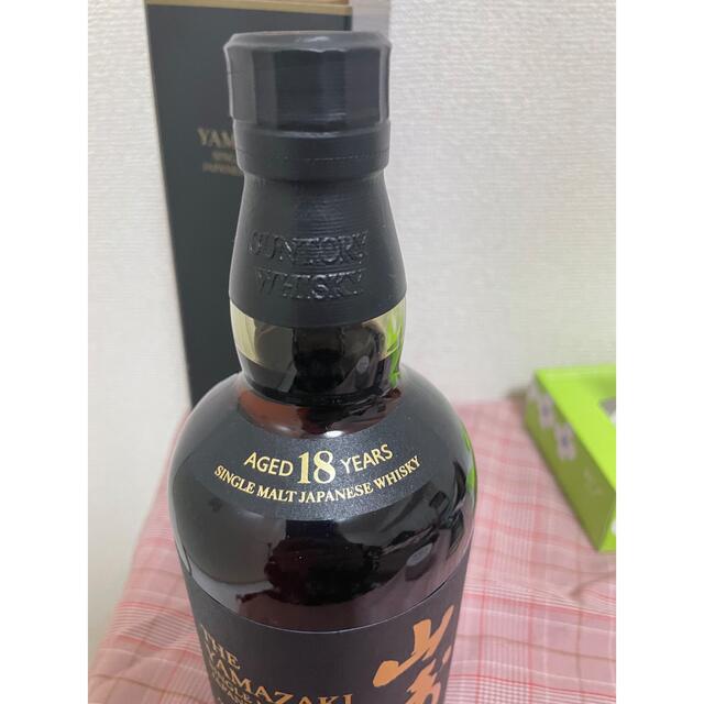 国内配送料無料 サントリー山崎18年 箱付き正規店購入の新品未開封品に