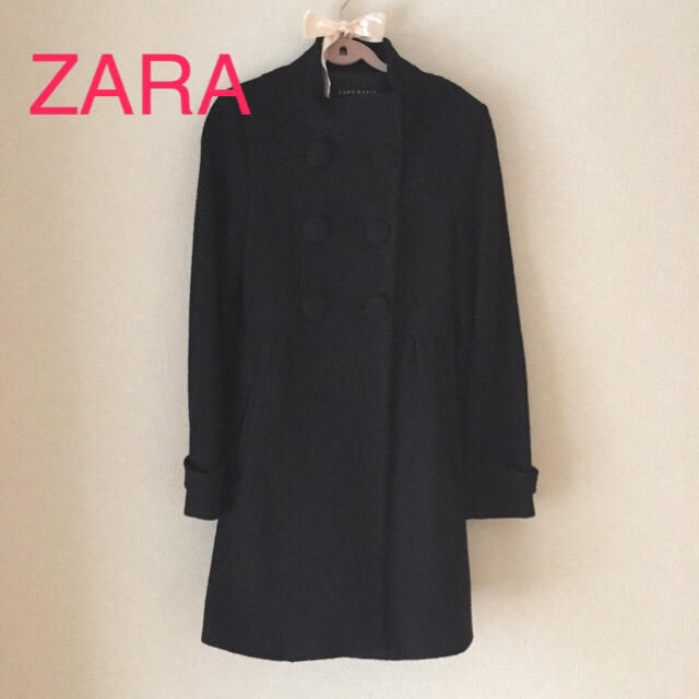 ZARA(ザラ)のZARA スタンドカラーコート 送料込み レディースのジャケット/アウター(ピーコート)の商品写真