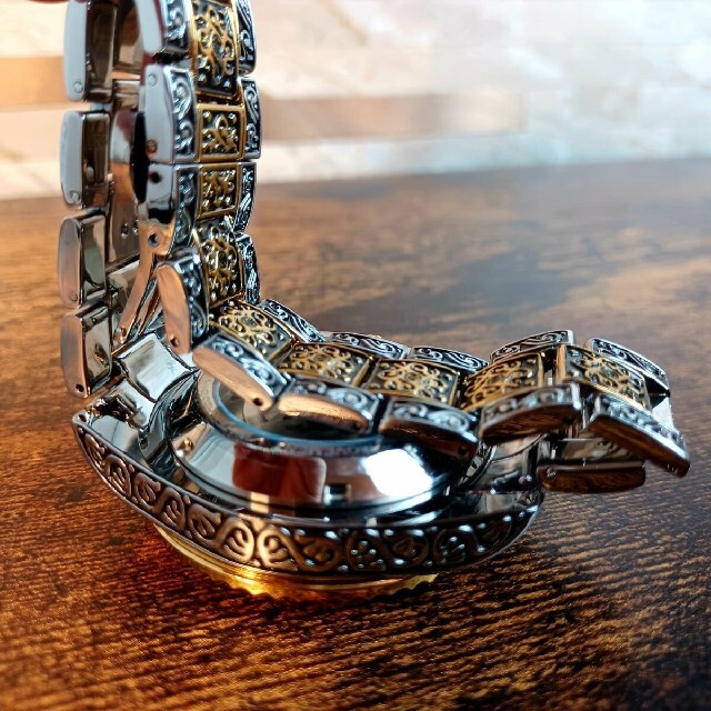 新品 送料無料 3D フルスケルトン 彫 自動巻き 機械式 メンズ 腕時計 コン