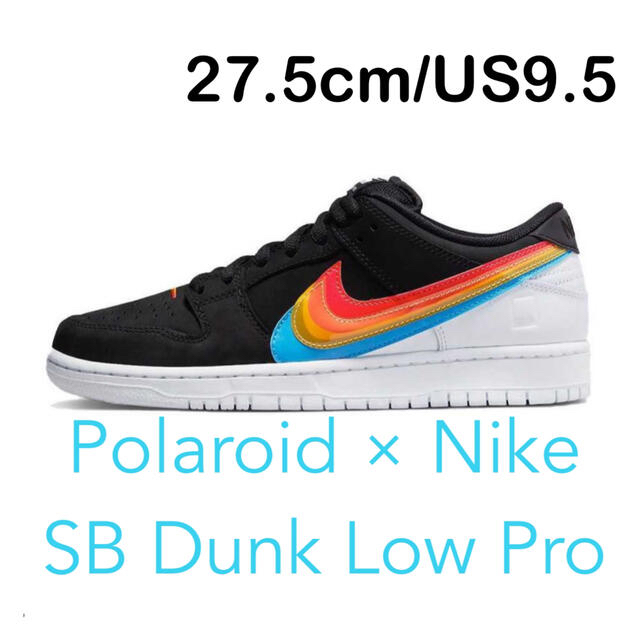 Nike SB Dunk Low Pro Polaroid  blackメンズ