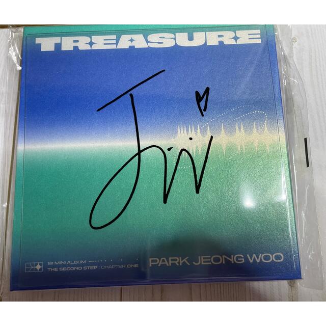 TREASURE ジョンウ 直筆サイン入りCD-