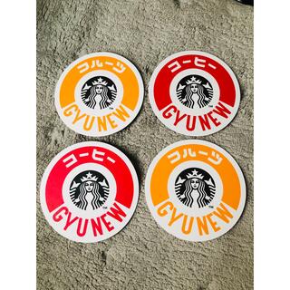 スターバックスコーヒー(Starbucks Coffee)の新品♡ 限定コ−スタ−×4(スタバ)(テーブル用品)