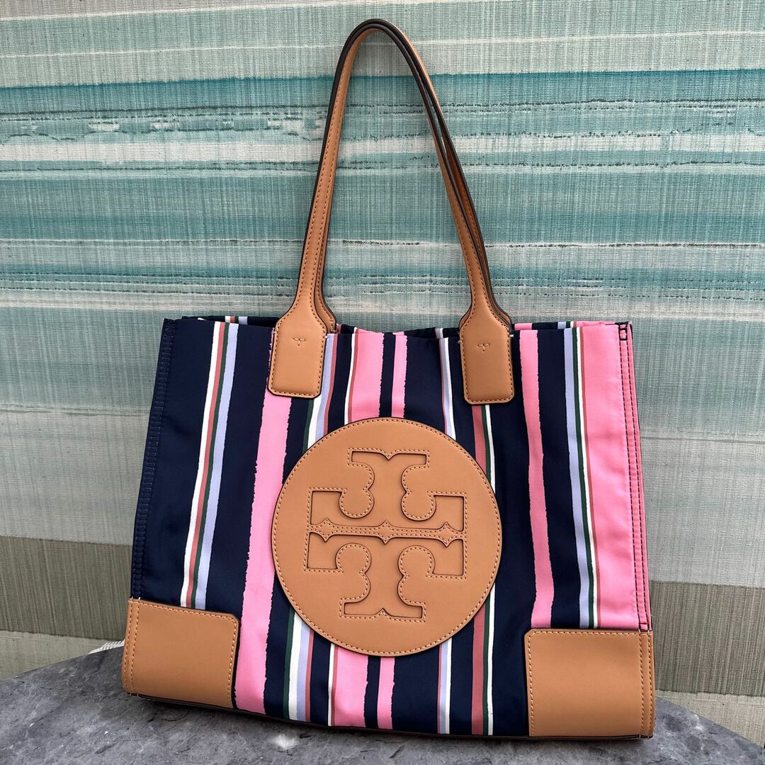 Tory Burch - トリーバーチ❤︎TORYBURCH❤︎ELLAストライプトート ...