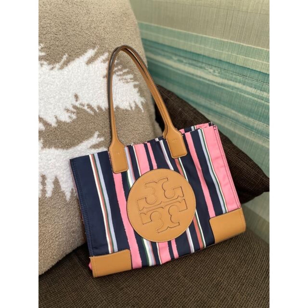 Tory Burch - トリーバーチ❤︎TORYBURCH❤︎ELLAストライプトート ...