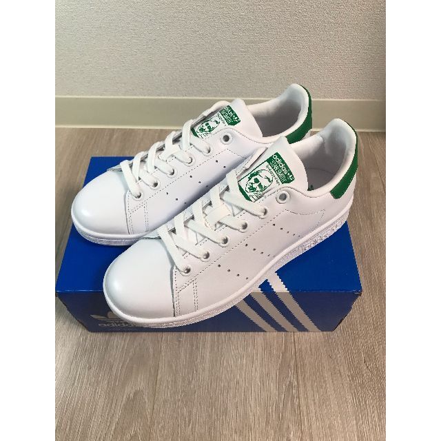 22㎝☆adidas Stan Smith M20324☆ホワイト グリーンレディース