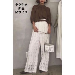 アメリヴィンテージ(Ameri VINTAGE)の【Ameri VINTAGE】SHEER CHECK LAYERED PANTS(カジュアルパンツ)