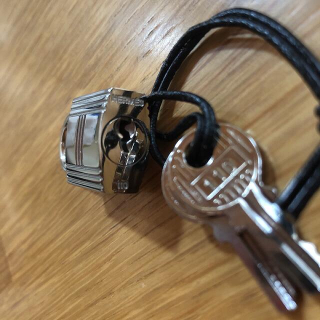 セール大人気 Hermes - エルメス カデナ パドロックキー シルバー 110