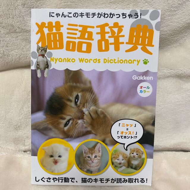 学研(ガッケン)の猫語事典 エンタメ/ホビーの本(語学/参考書)の商品写真