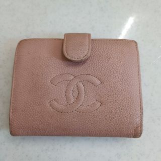 シャネル(CHANEL)のシャネル キャビアスキン 二つ折り財布(財布)