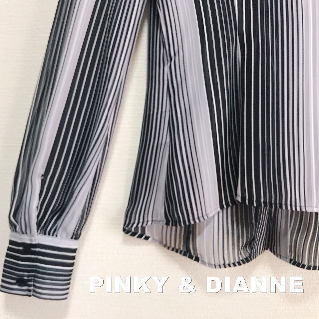 Pinky&Dianne(ピンキーアンドダイアン)の【PINKY&DIANNE】ピンキーアンドダイアン シアー フリル ブラウス レディースのトップス(シャツ/ブラウス(長袖/七分))の商品写真