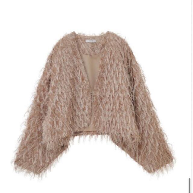 CLANE クラネ CROSS FRINGE BOLERO 2