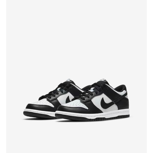 NIKE(ナイキ)のNike Dunk Low Retro White Black  Jr.24 メンズの靴/シューズ(スニーカー)の商品写真