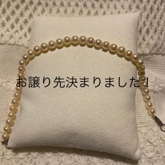 ピアスお譲り先きまりました！♡ベビーパールブレスレット♡ 4mm 19cm