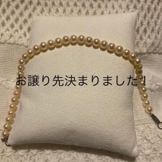 お譲り先きまりました！♡ベビーパールブレスレット♡ 4mm 19cm(ブレスレット/バングル)