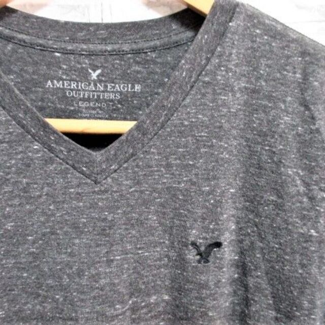 ☆アメリカンイーグル ワンポイント刺繍 Ｖネック Tシャツ 半袖/メンズ/XS 2