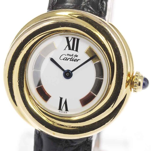 人気絶頂 - Cartier 【CARTIER】カルティエ レディース クォーツ W1010744 トリニティ マスト 腕時計