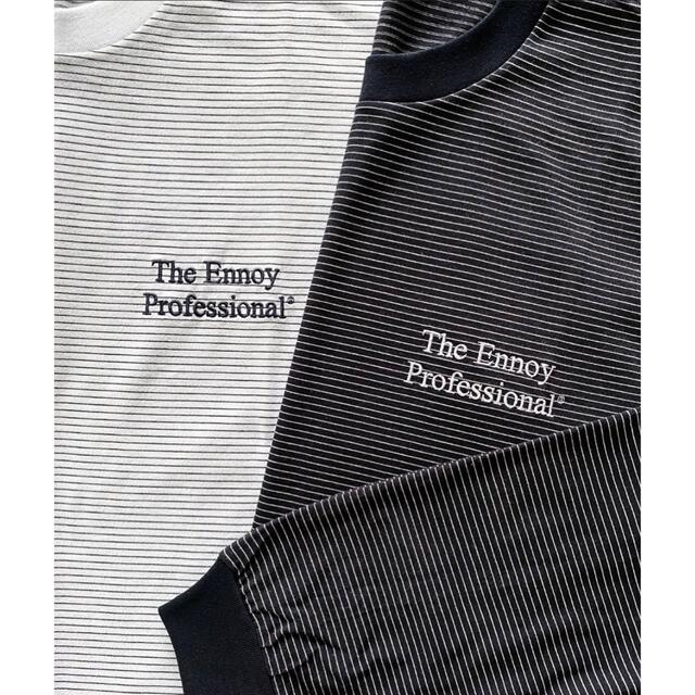お手軽価格で贈りやすい トップス ENNOY エンノイ T-shirt border L/S ...