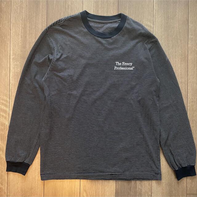 ENNOY ennoy L/S Border T-Shirt 21AW ブラウンカラーブラウン