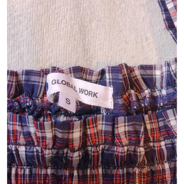 GLOBAL WORK(グローバルワーク)の女の子用 半袖 Sサイズ✨ レディースのトップス(Tシャツ(半袖/袖なし))の商品写真