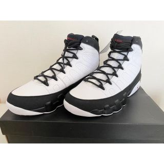 ナイキ(NIKE)のAIR JORDAN 9 RETRO WHITE/TRUE RED-BLACK (スニーカー)