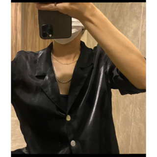 ビューティアンドユースユナイテッドアローズ(BEAUTY&YOUTH UNITED ARROWS)の専用　enof sheer shirt jacket black(シャツ/ブラウス(長袖/七分))