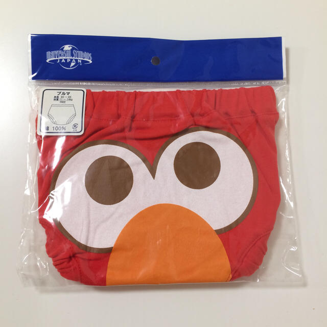 SESAME STREET(セサミストリート)の【新品】USJ エルモブルマ キッズ/ベビー/マタニティのおむつ/トイレ用品(ベビーおむつカバー)の商品写真