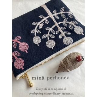 ミナペルホネン(mina perhonen)のミニポーチ　ハンドメイド　　ミナペルホネン　⚮̈ minä perhonen (ポーチ)