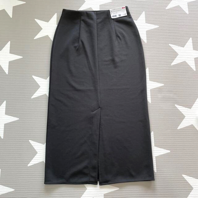 UNIQLO(ユニクロ)のユニクロ＊ストレッチダブルフェイスナロースカート(M)  レディースのスカート(ロングスカート)の商品写真