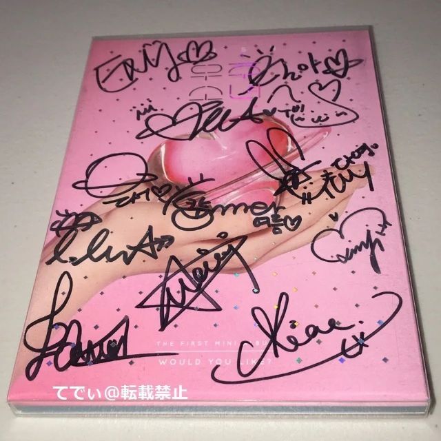 高評価レビュー You 直筆サイン「Would 宇宙少女 Like?」非売品CDの通販 てで by K-POP/アジア
