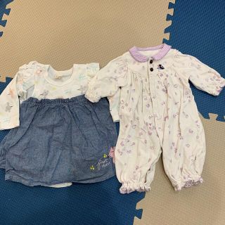 アナスイミニ(ANNA SUI mini)の女の子向けベビー服セット　アナスイ他1 (ロンパース)