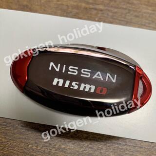 ニッサン(日産)の日産純正 NISMO インテリジェントキーケース(ダーククローム/レッド)(その他)