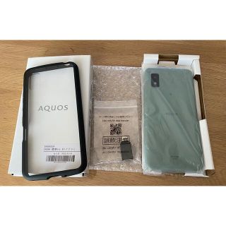 アクオス(AQUOS)の超美品　SHARP AQUOS wish SHG06 オリーブグリーン(スマートフォン本体)