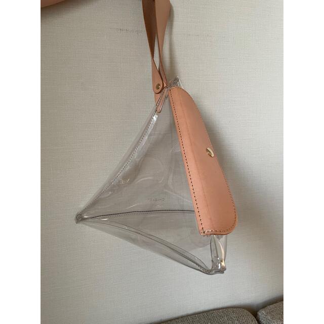 CHIEKO+ clear triangle PVCバッグ | gualterhelicopteros.com.br