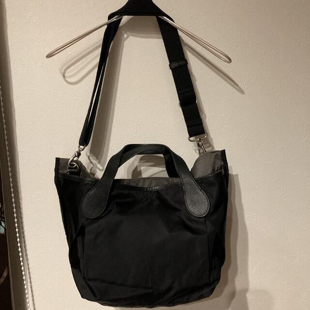 MARC BY MARC JACOBS(マークバイマークジェイコブス)の【美品】マークジェイコブス 2way ショルダーバッグ ナイロン レザー A4可 レディースのバッグ(ショルダーバッグ)の商品写真