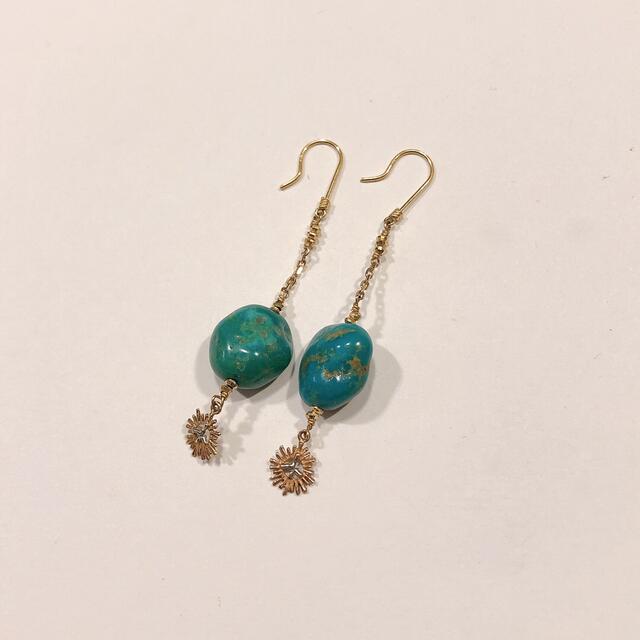 203jewelry ターコイズピアス