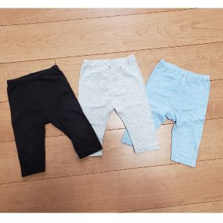 ユニクロ(UNIQLO)のユニクロ　レギンス　90  3枚セット(パンツ/スパッツ)